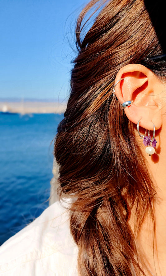 Ear cuff simple liso redondito