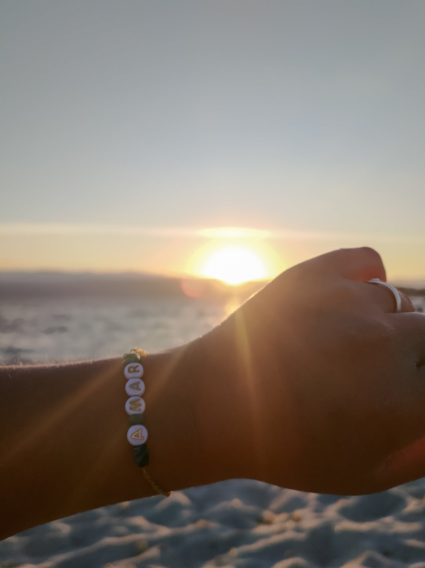 Pulsera AMAR con piedras Apatitas