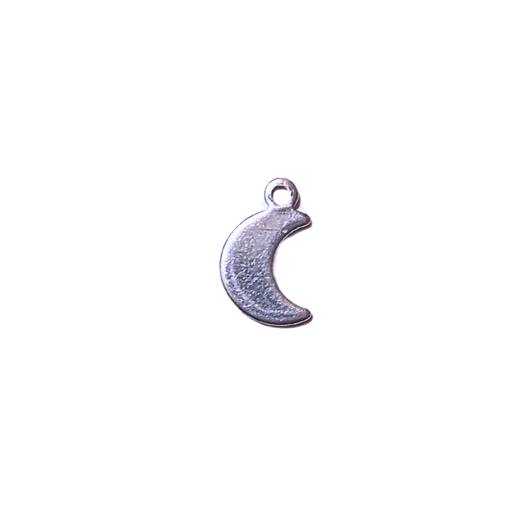 Charm luna mediana plata