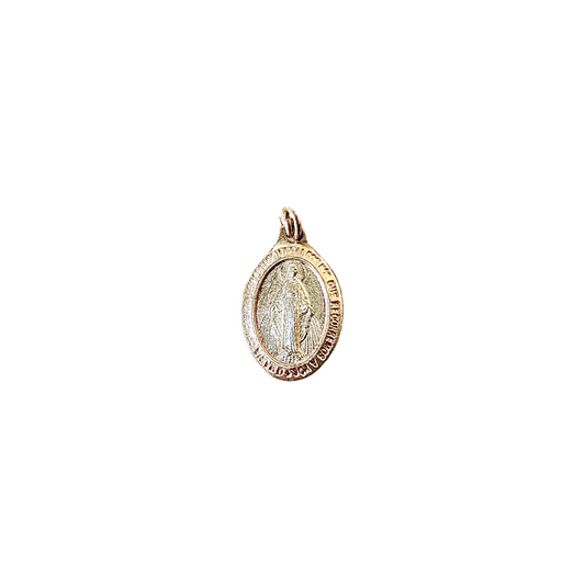 Charm virgen milagrosa plata