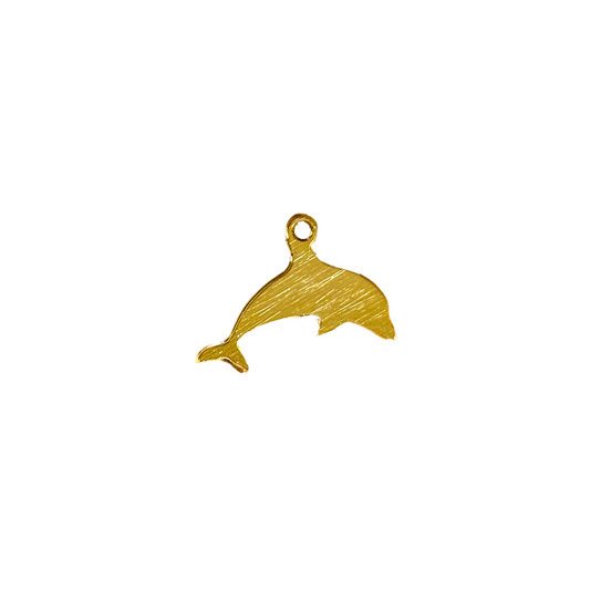 Charm delfin baño oro