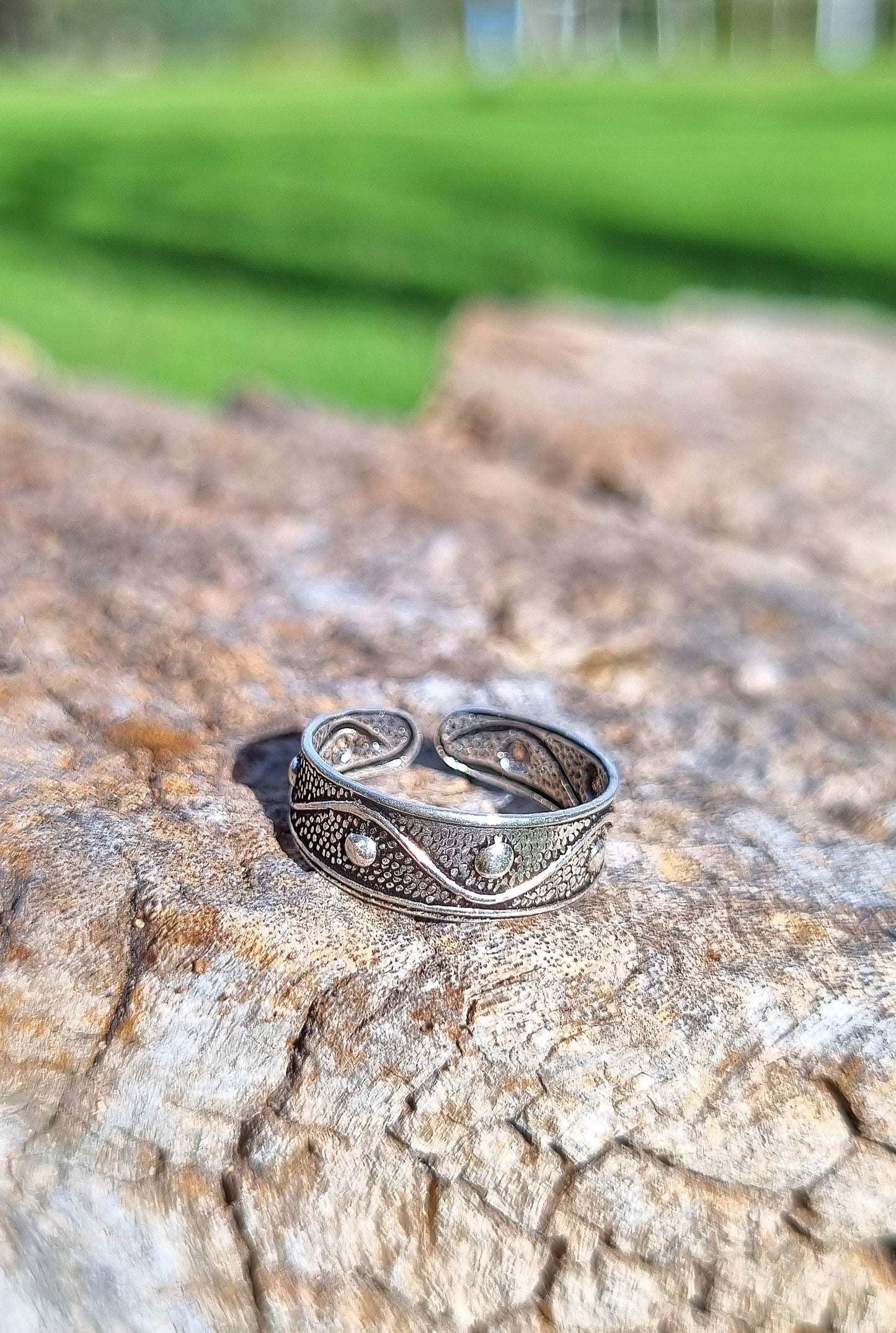 Anillo midi ying yang